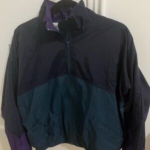 Land’s End Vintage Colorblock Windbreaker Jacket